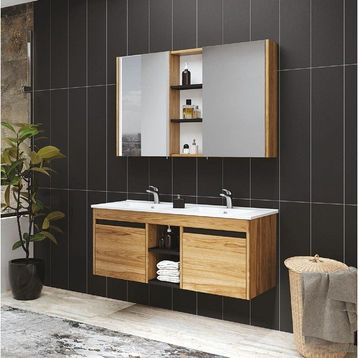 Denko Twin 120 cm Banyo Dolabı