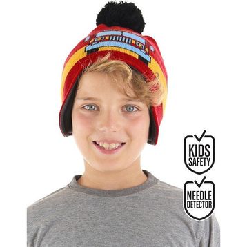 Denokids 2-5 Yaş Kırmızı İtfaiye Erkek Çocuk Bere