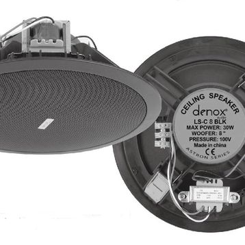 Denox Astron LS-C8 Siyah Tavan Hoparlör
