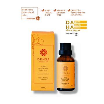Densa Essential 30 ml Soğuk Sıkım Susam Yağı