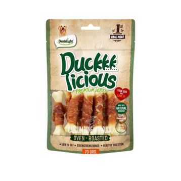 Dentalight Duckkk Licious 70 gr Kurutulmuş Ördekli Kalsiyum Kemik Köpek Ödül Maması