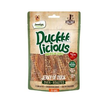 Dentalight Duckkk Licious 70 gr Kurutulmuş Ördekli Kalsiyum Kemik Köpek Ödül Maması
