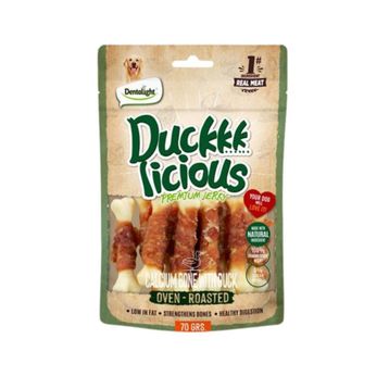 Dentalight Duckkk Licious 70 gr Kurutulmuş Ördekli Kalsiyum Kemik Köpek Ödül Maması