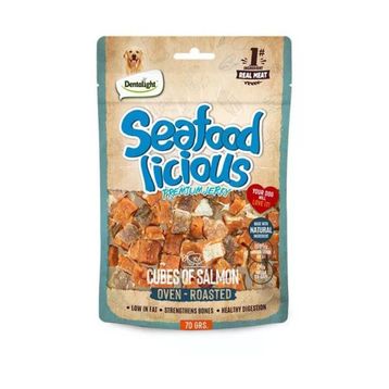 Dentalight Seafood Cube Somon Balıklı 70 gr Köpek Ödül Küpleri