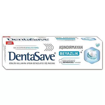 DentaSave Aşındırmayan Beyazlık 3x75 ml Diş Macunu