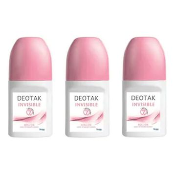 Deotak 3x35 ml İnvisible Kadın Roll On Deodorant