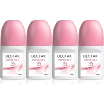 Deotak 4x35 ml Invisible Bayan Roll-on Deodorant