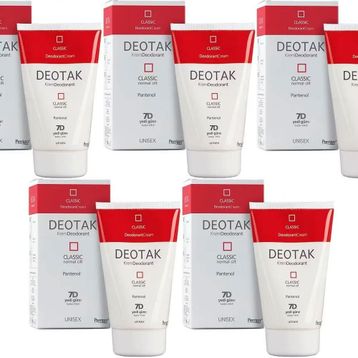 Deotak Classic Normal Cilt 5x35 ml Unisex Krem Deodorant