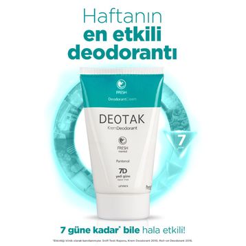Deotak Fresh Mentol 35 ml Krem Stick Deodorant