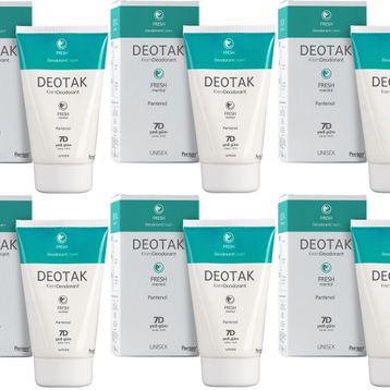 Deotak Fresh Mentol 6x35 ml Krem Deodorant