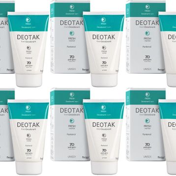 Deotak Fresh Mentol 6x35 ml Krem Deodorant
