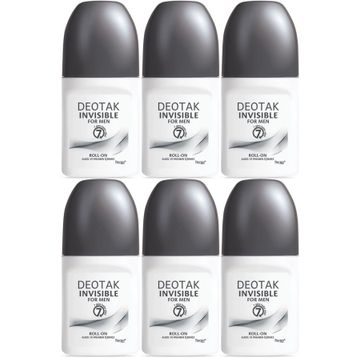 Deotak Invisible 35 ml 6 Adet Erkek Roll-On