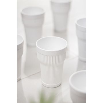 Depa 400 ml Akrilik Beyaz Uzun Su Bardağı