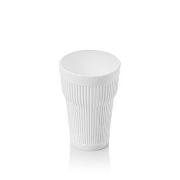 Depa 400 ml Akrilik Beyaz Uzun Su Bardağı