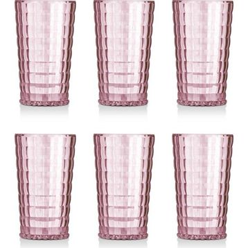 Depa 750 ml 6 Adet Akrilik Mürdüm Uzun Su Bardağı