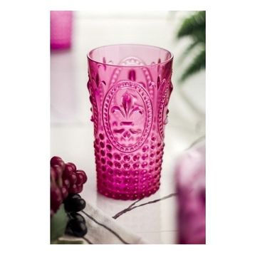 Depa Akrilik Pembe Uzun Bardak