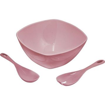 Depa Akrilik Soft Pembe Kare Salata Kasesi