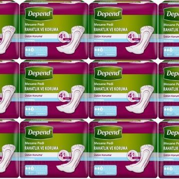 Depend 12x8 Normal Rahatlık ve Koruma Mesane Pedi