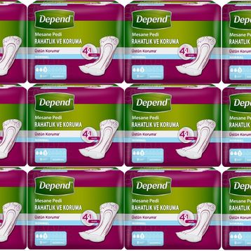 Depend 12x8 Normal Rahatlık ve Koruma Mesane Pedi
