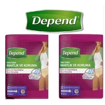 Depend 3x9 Adet Large Büyük Boy Kadın Emici Külot