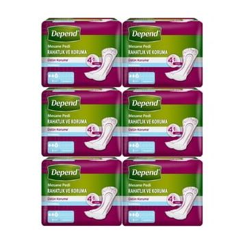 Depend 6x8 Normal Rahatlık ve Koruma Mesane Pedi