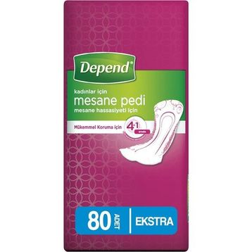 Depend 80 Adet Ekstra L Mesane Pedi