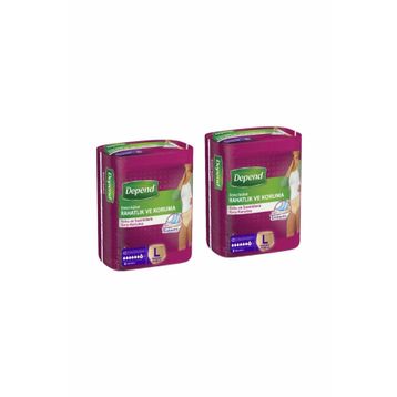 Depend 9x2 Adet Büyük Boy Kadın Hasta Bezi Emici Külot