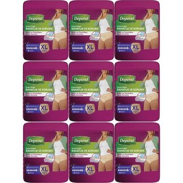 Depend Büyük Large Boy 81'li Kadın Emici Külot Hasta Bezi