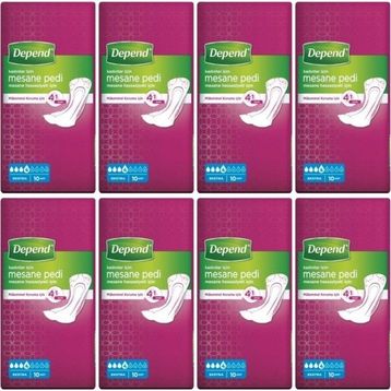 Depend Ekstra 8x10 Adet Kadın Mesane Pedi