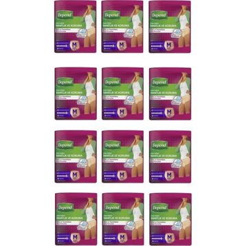Depend Emici Külot Orta Boy 10x12 Adet Kadın Hasta Bezi