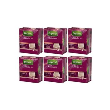 Depend Kadın Large Büyük Boy 6x9 Adet Emici Külot