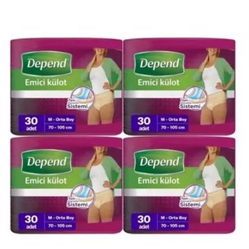 Depend Kadın Medium Orta Boy 12x10 Adet Emici Külot