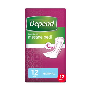 Depend Kadın Normal 144 Adet Mesane Pedi
