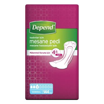 Depend Kadın Normal 144 Adet Mesane Pedi