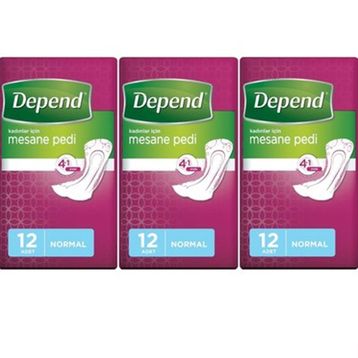 Depend Kadın Normal 36 Adet Mesane Pedi