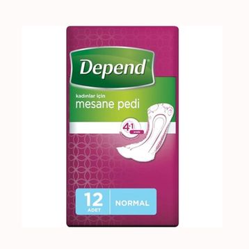 Depend Kadın Normal Beyaz 108 Adet Mesane Pedi