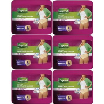 Depend Large 60 AdetPaket Emici Kadın Külot Hasta Bezi