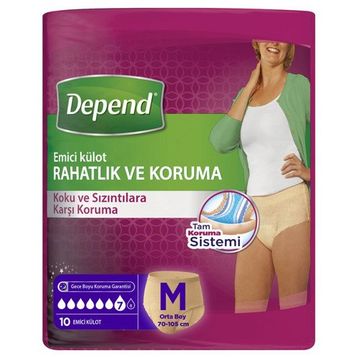 Depend M 10x5 50 Adet Kadın Emici Külot