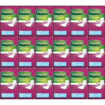 Depend Normal 216 Adet Kadın Mesane Pedi