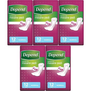 Depend Normal Kadın 60 Adet Mesane Pedi