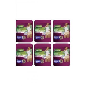 Depend Xlarge 10x6 60 Adet Kadın Emici Külot