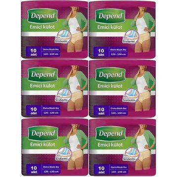 Depend Xlarge 10x6 60 Adet Kadın Emici Külot