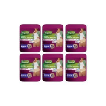 Depend Xlarge 10x6 60 Adet Kadın Emici Külot