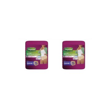 Depend Xlarge 30'lu Paket 2'li Kadın Emici Külot