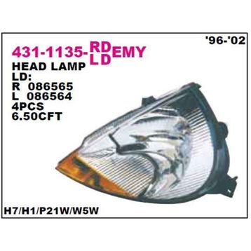 Depo 4311135LLDEMY Sarı Sinyalli Sol Far