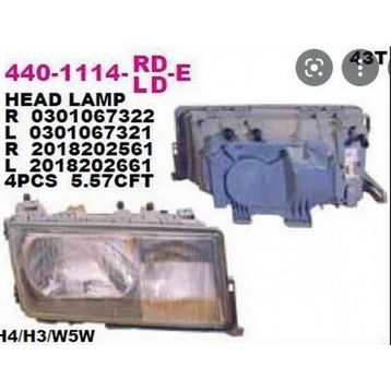 Depo A2018208061 Mercedes W201 83-93 Sağ Far