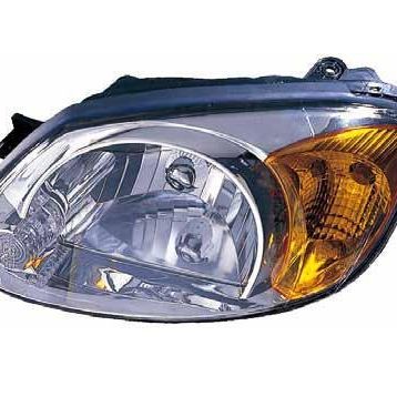 Depo Accent 2003-2005 Sarı Sinyalli Elektrikli Sol Far