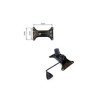 Depolife 15 X 25 CM Siyah Tek Kol Metal Şase Tilt Mekanizma Ofis Çalışma Koltuğu Yedek Parça