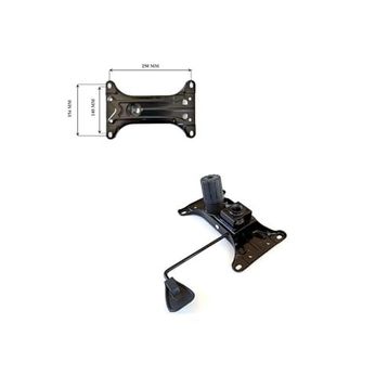 Depolife 15 X 25 CM Siyah Tek Kol Metal Şase Tilt Mekanizma Ofis Çalışma Koltuğu Yedek Parça