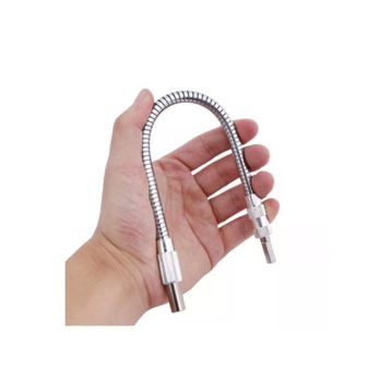Depolife Altıgen 1/4 Hex Bits Şaftlı - 20 cm Köşe Delme Vidalama Adaptörü Metal Kör Nokta Vidalama Uzatma Hortumu